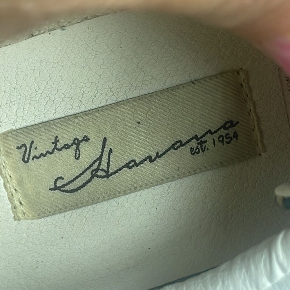 (B2) Havana Dina vintage sneakers with,leopard print and metallic gold, sz 8.5 - Picture 9 of 9